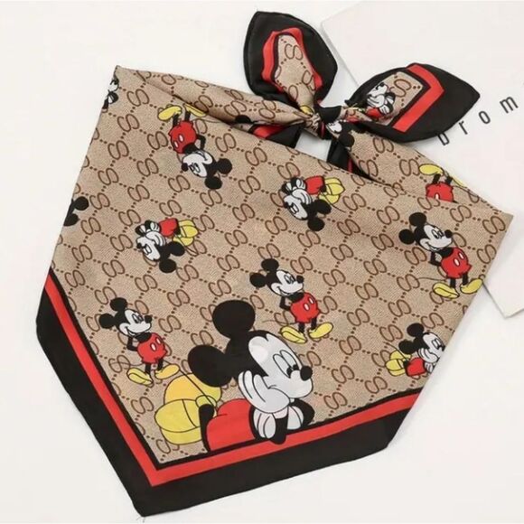 Mickey Mouse Shawl Scarf Head Wrap - Picture 5 of 5